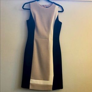 White House Black Market Color Block Dress